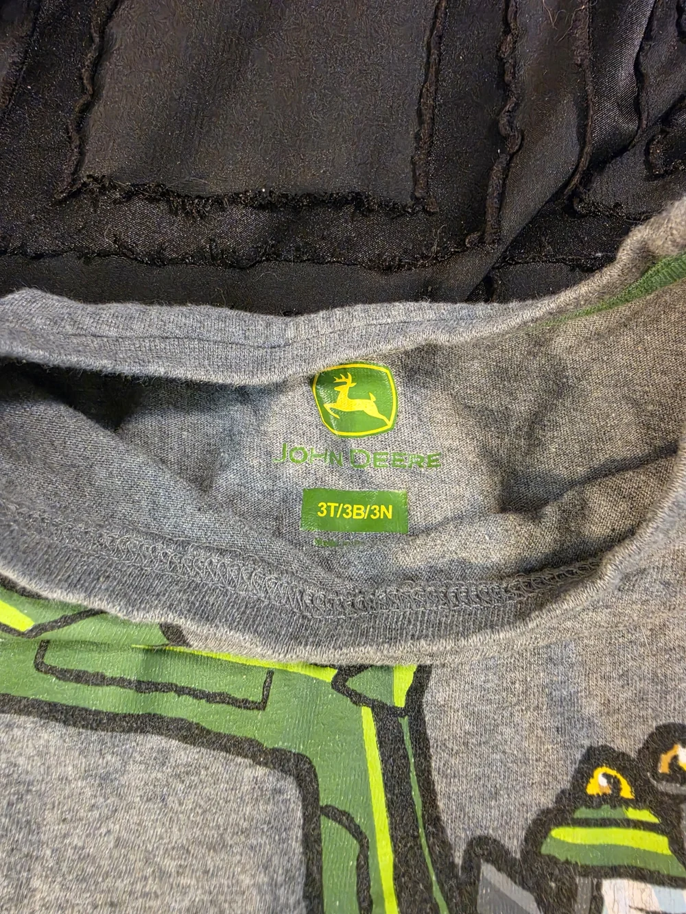 Green Tractor Kids Pajama Set - 2-Piece Long Sleeve Top & Pants
